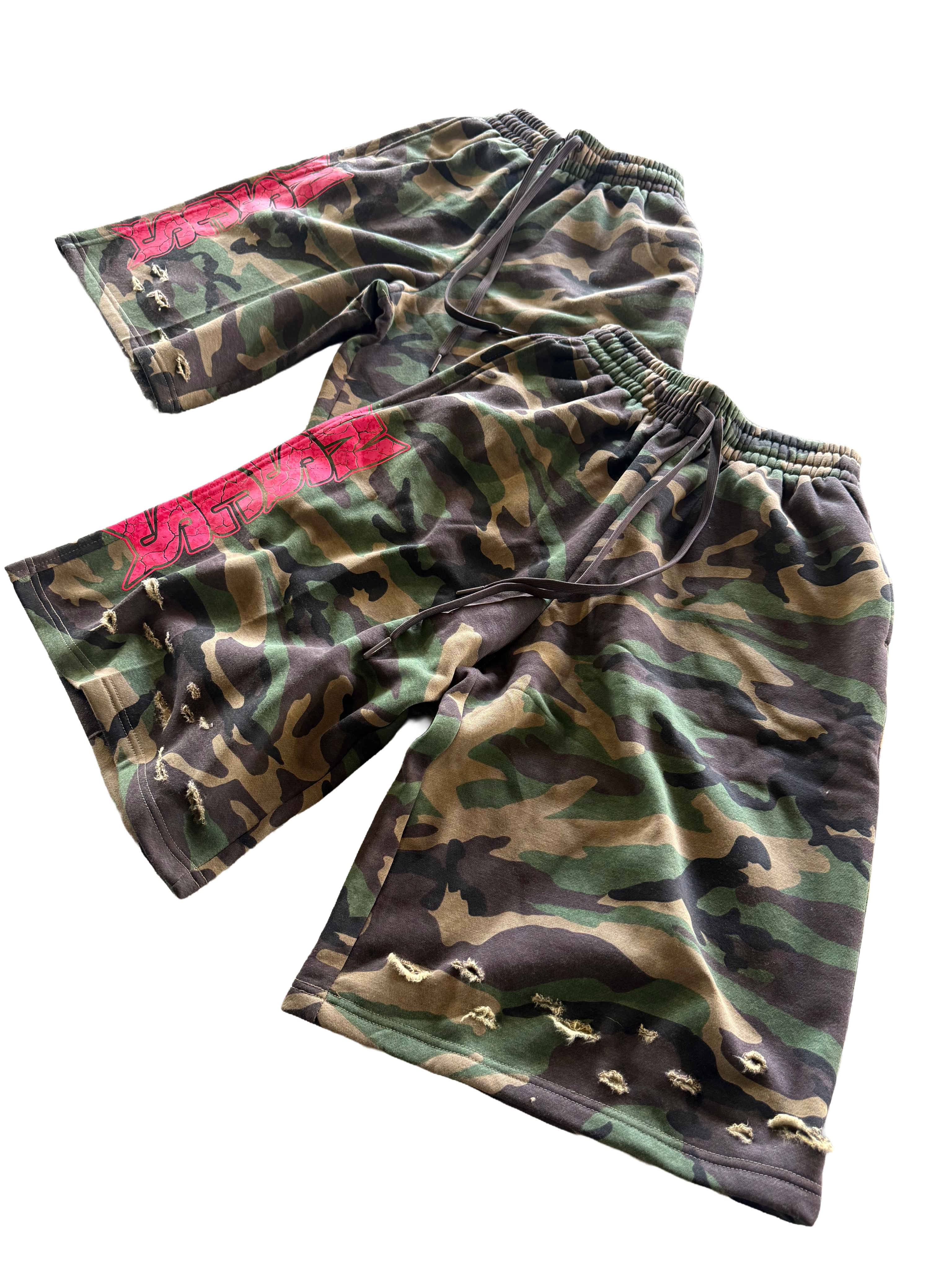 WSCS “Camo Fleece Baggy” Shorts